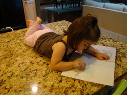 Coloring on Counter